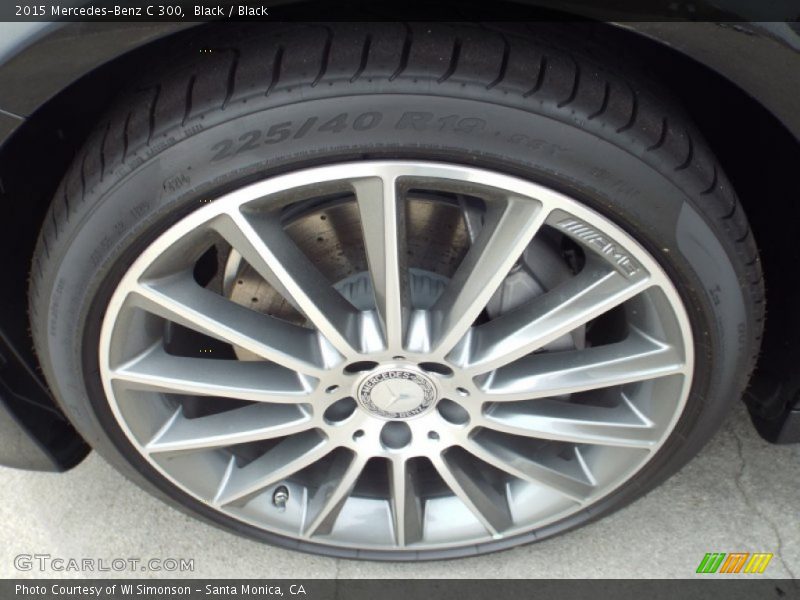Black / Black 2015 Mercedes-Benz C 300