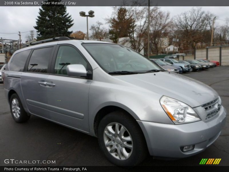 Silver Metallic / Gray 2008 Kia Sedona EX