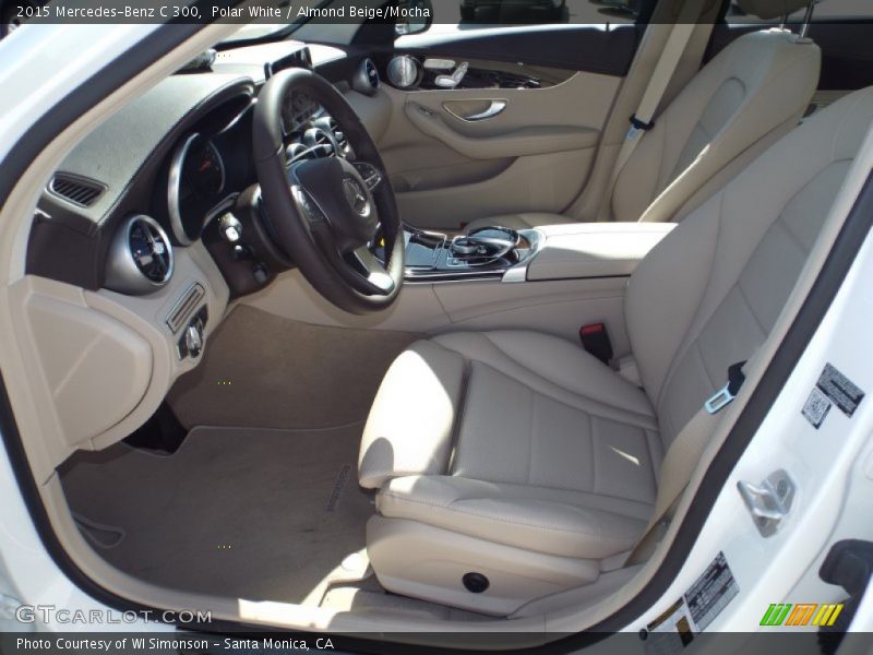 Polar White / Almond Beige/Mocha 2015 Mercedes-Benz C 300