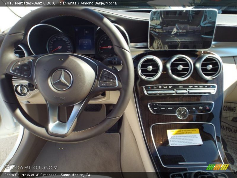 Polar White / Almond Beige/Mocha 2015 Mercedes-Benz C 300