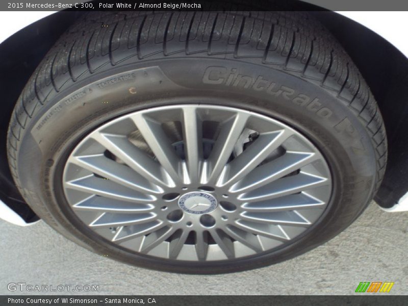 Polar White / Almond Beige/Mocha 2015 Mercedes-Benz C 300