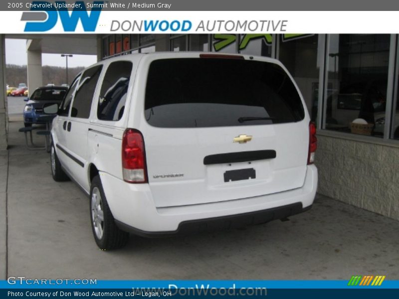 Summit White / Medium Gray 2005 Chevrolet Uplander