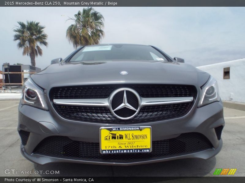 Mountain Grey Metallic / Beige 2015 Mercedes-Benz CLA 250