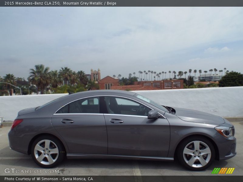 Mountain Grey Metallic / Beige 2015 Mercedes-Benz CLA 250