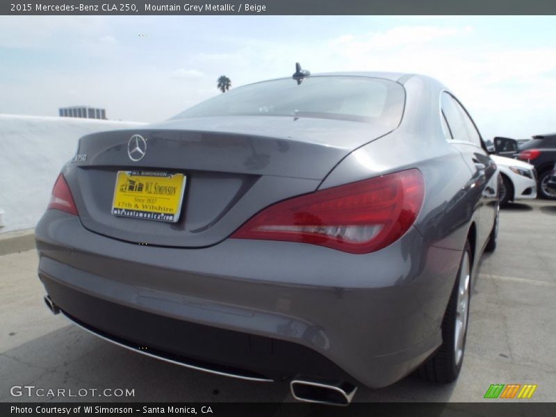 Mountain Grey Metallic / Beige 2015 Mercedes-Benz CLA 250