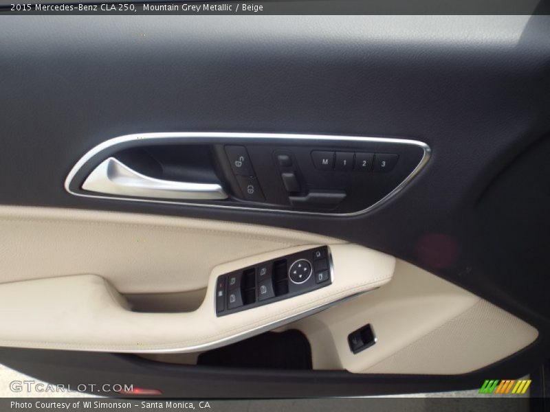 Mountain Grey Metallic / Beige 2015 Mercedes-Benz CLA 250