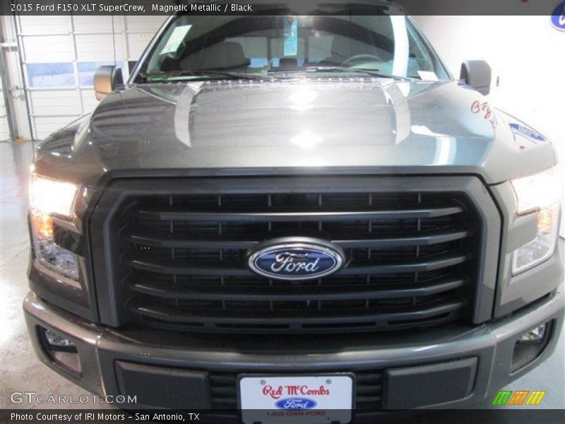Magnetic Metallic / Black 2015 Ford F150 XLT SuperCrew