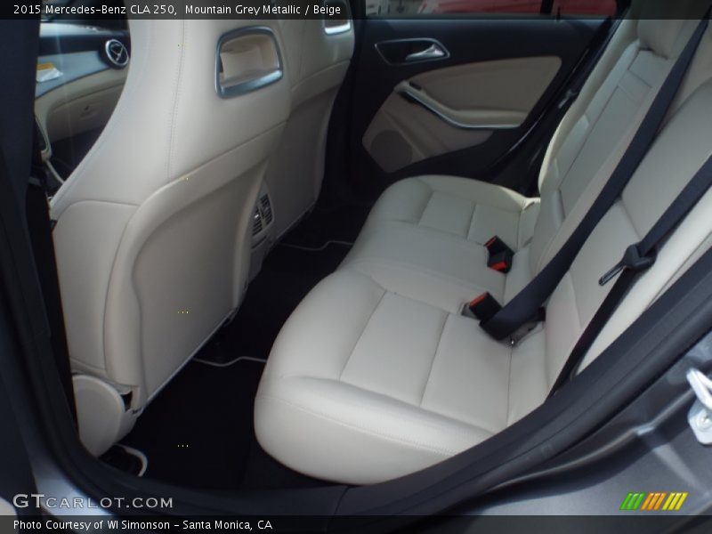 Mountain Grey Metallic / Beige 2015 Mercedes-Benz CLA 250
