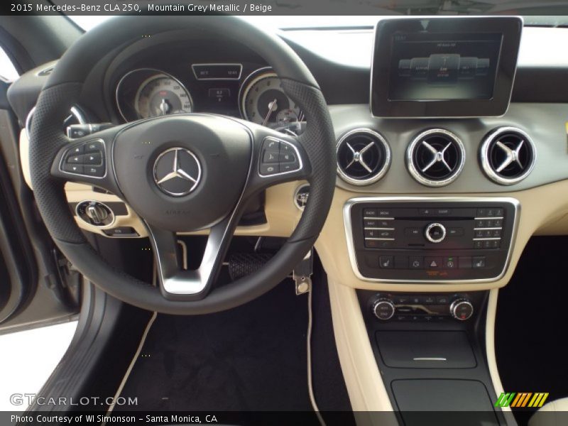 Mountain Grey Metallic / Beige 2015 Mercedes-Benz CLA 250