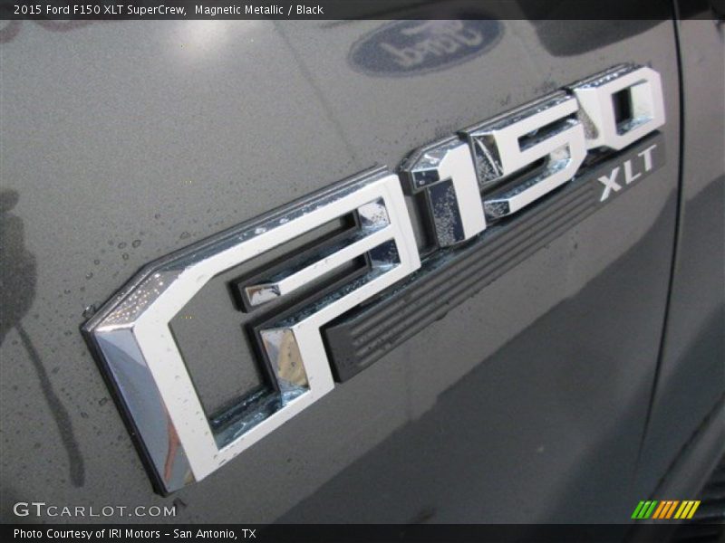 Magnetic Metallic / Black 2015 Ford F150 XLT SuperCrew