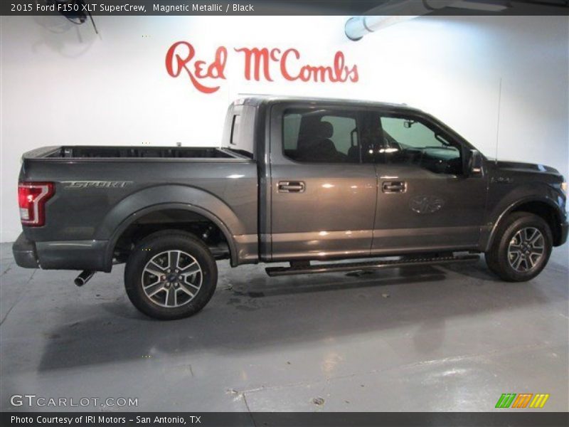 Magnetic Metallic / Black 2015 Ford F150 XLT SuperCrew