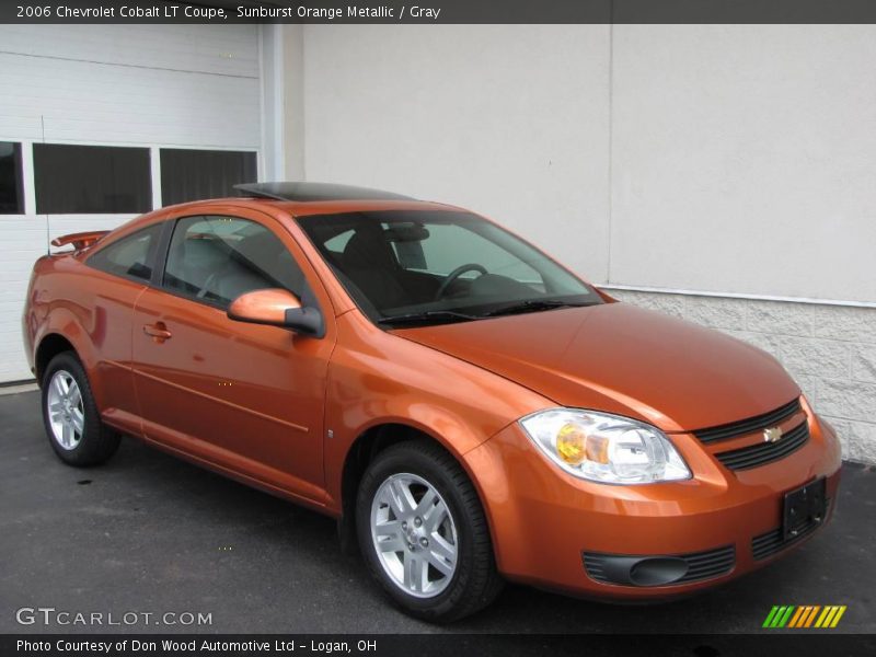 Sunburst Orange Metallic / Gray 2006 Chevrolet Cobalt LT Coupe
