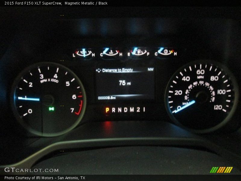 Magnetic Metallic / Black 2015 Ford F150 XLT SuperCrew