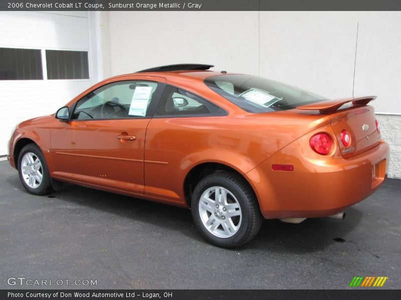 Sunburst Orange Metallic / Gray 2006 Chevrolet Cobalt LT Coupe