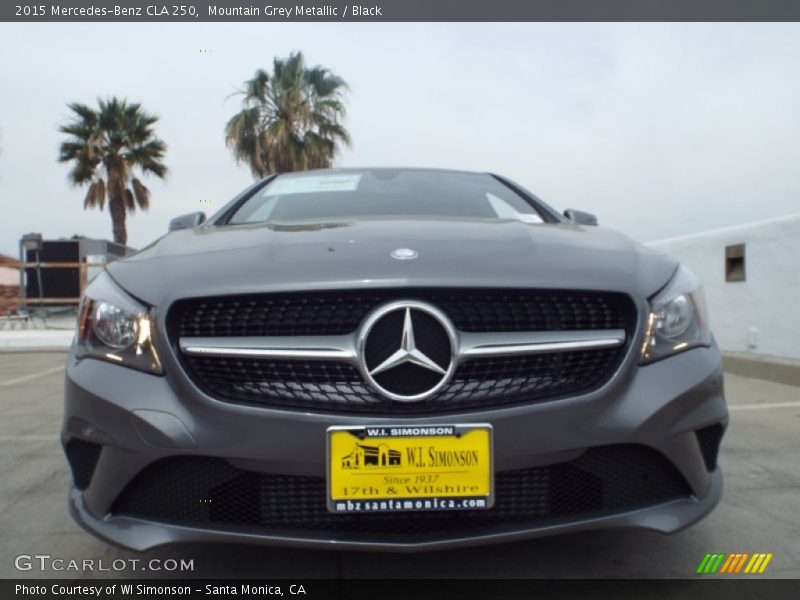Mountain Grey Metallic / Black 2015 Mercedes-Benz CLA 250