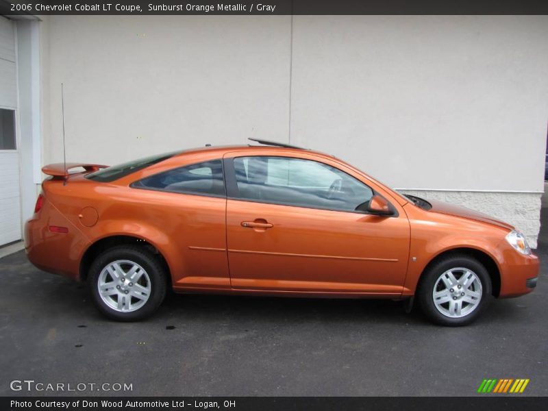 Sunburst Orange Metallic / Gray 2006 Chevrolet Cobalt LT Coupe