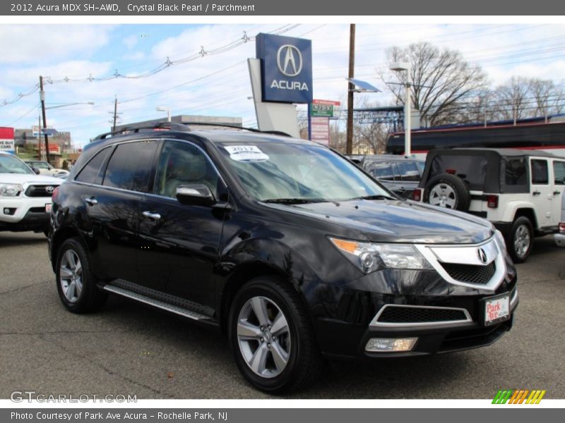 Crystal Black Pearl / Parchment 2012 Acura MDX SH-AWD