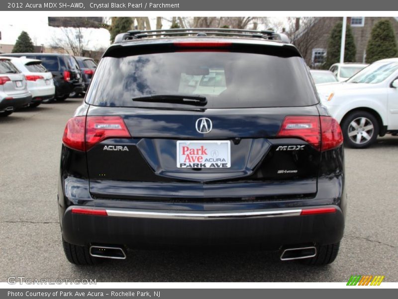 Crystal Black Pearl / Parchment 2012 Acura MDX SH-AWD