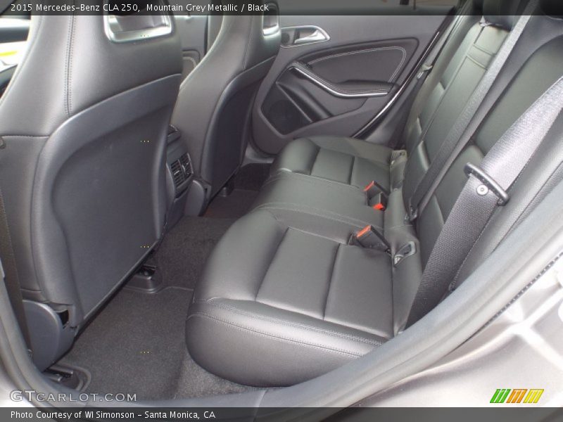 Mountain Grey Metallic / Black 2015 Mercedes-Benz CLA 250