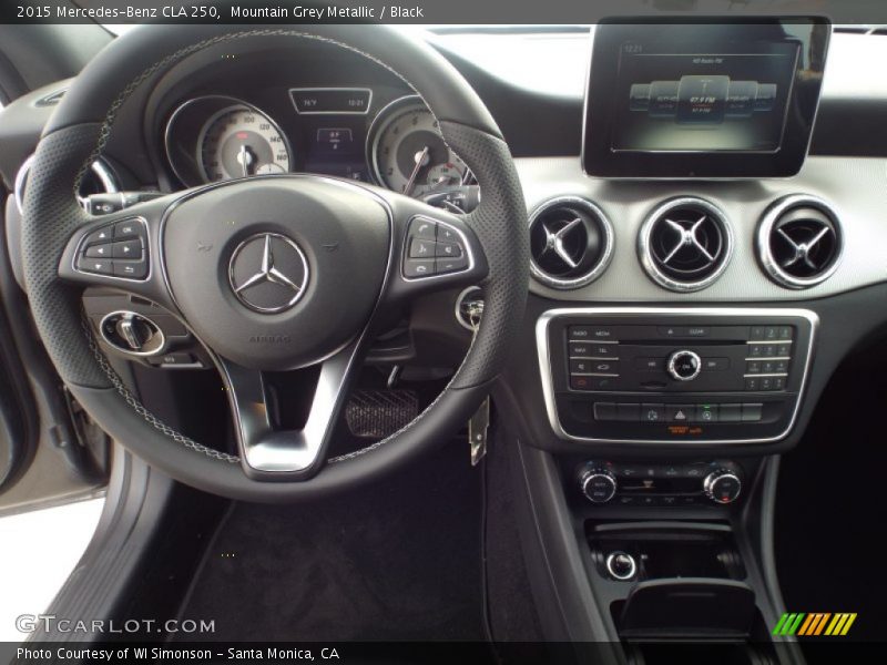Mountain Grey Metallic / Black 2015 Mercedes-Benz CLA 250