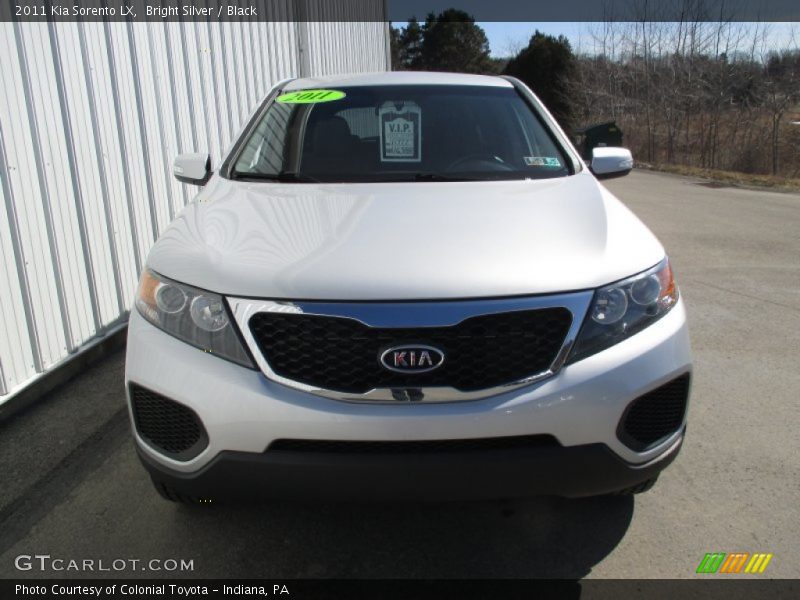 Bright Silver / Black 2011 Kia Sorento LX