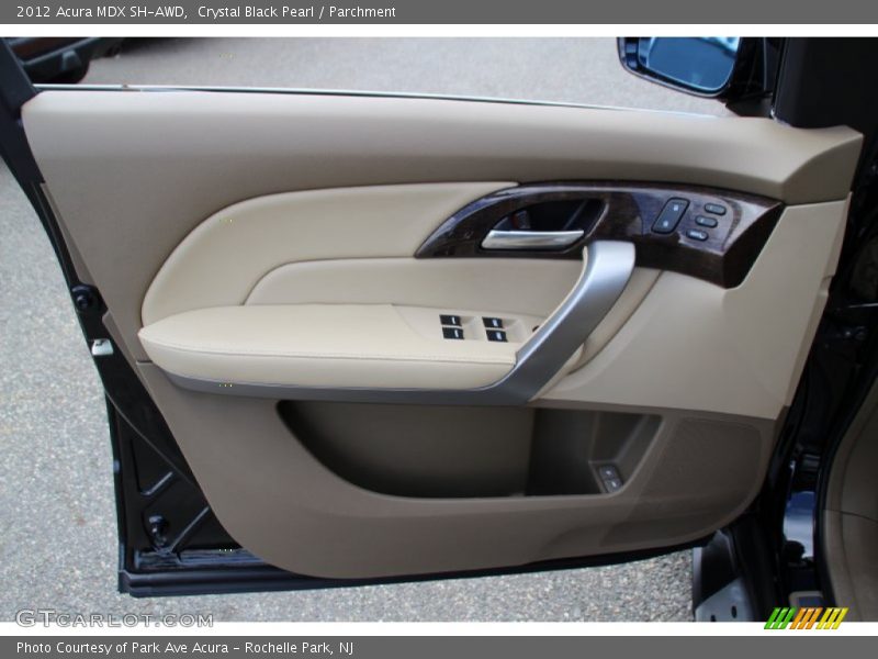 Crystal Black Pearl / Parchment 2012 Acura MDX SH-AWD