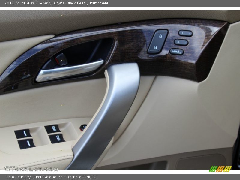 Crystal Black Pearl / Parchment 2012 Acura MDX SH-AWD