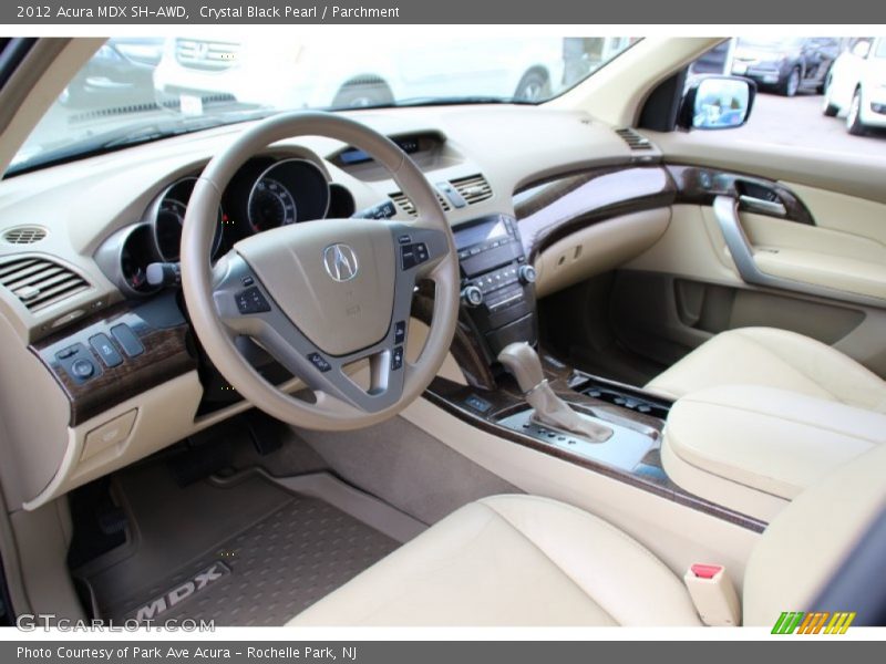 Crystal Black Pearl / Parchment 2012 Acura MDX SH-AWD