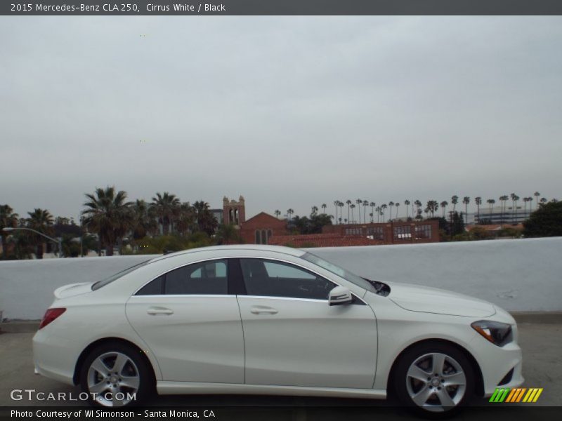 Cirrus White / Black 2015 Mercedes-Benz CLA 250
