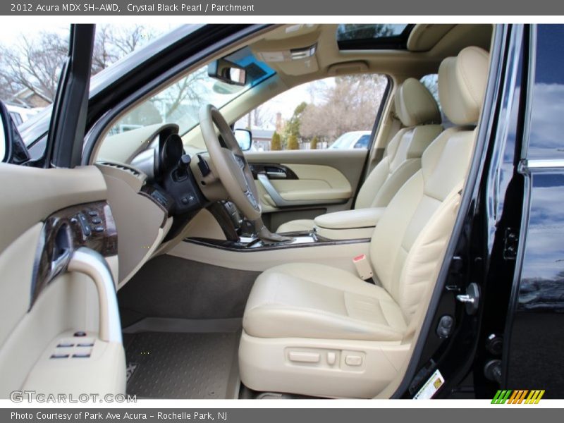 Crystal Black Pearl / Parchment 2012 Acura MDX SH-AWD
