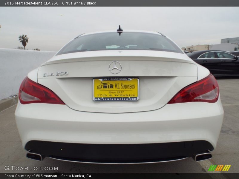 Cirrus White / Black 2015 Mercedes-Benz CLA 250