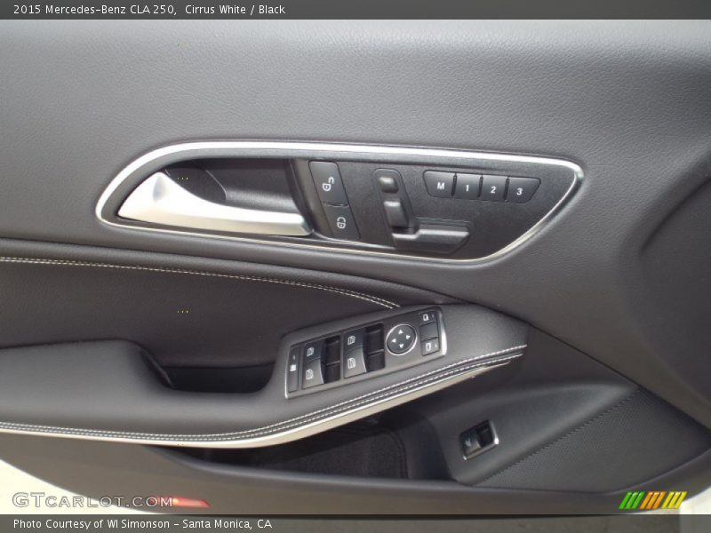 Cirrus White / Black 2015 Mercedes-Benz CLA 250