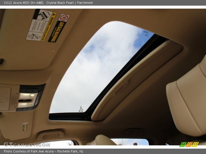 Crystal Black Pearl / Parchment 2012 Acura MDX SH-AWD