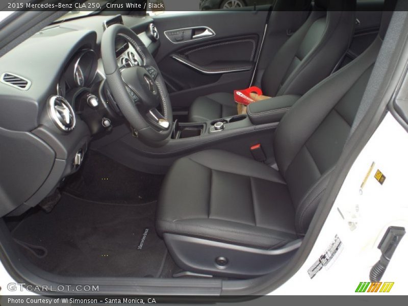 Cirrus White / Black 2015 Mercedes-Benz CLA 250