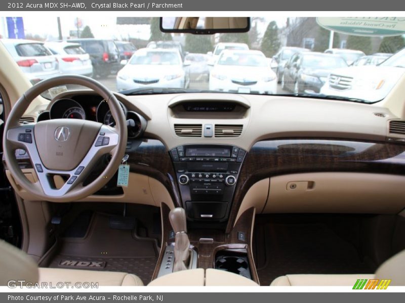 Crystal Black Pearl / Parchment 2012 Acura MDX SH-AWD