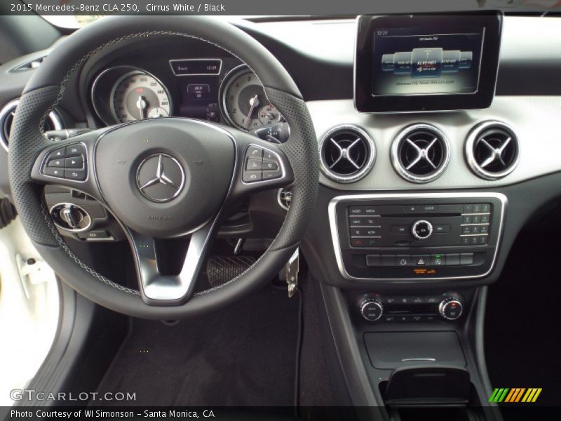 Cirrus White / Black 2015 Mercedes-Benz CLA 250
