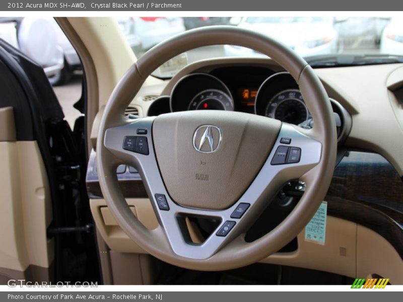 Crystal Black Pearl / Parchment 2012 Acura MDX SH-AWD
