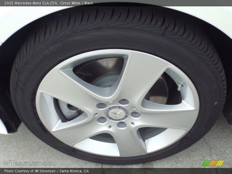 Cirrus White / Black 2015 Mercedes-Benz CLA 250