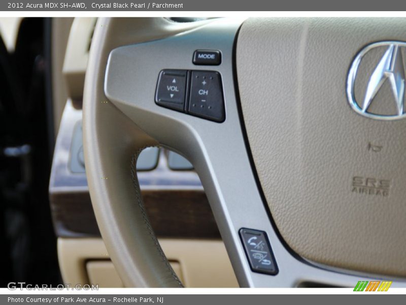 Crystal Black Pearl / Parchment 2012 Acura MDX SH-AWD