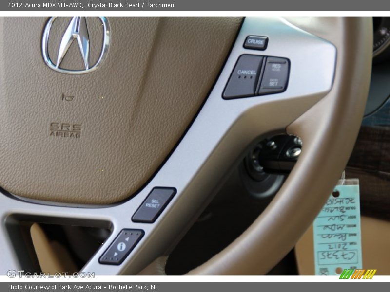 Crystal Black Pearl / Parchment 2012 Acura MDX SH-AWD