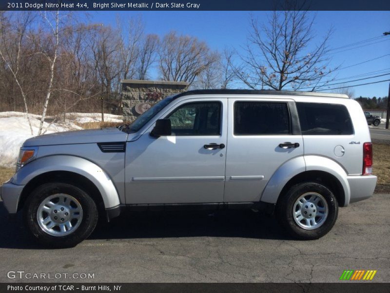 Bright Silver Metallic / Dark Slate Gray 2011 Dodge Nitro Heat 4x4