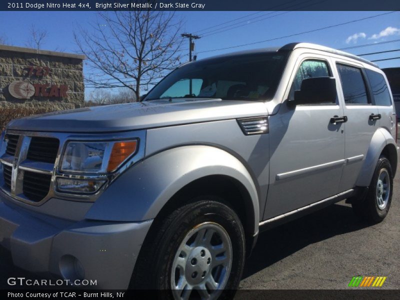 Bright Silver Metallic / Dark Slate Gray 2011 Dodge Nitro Heat 4x4