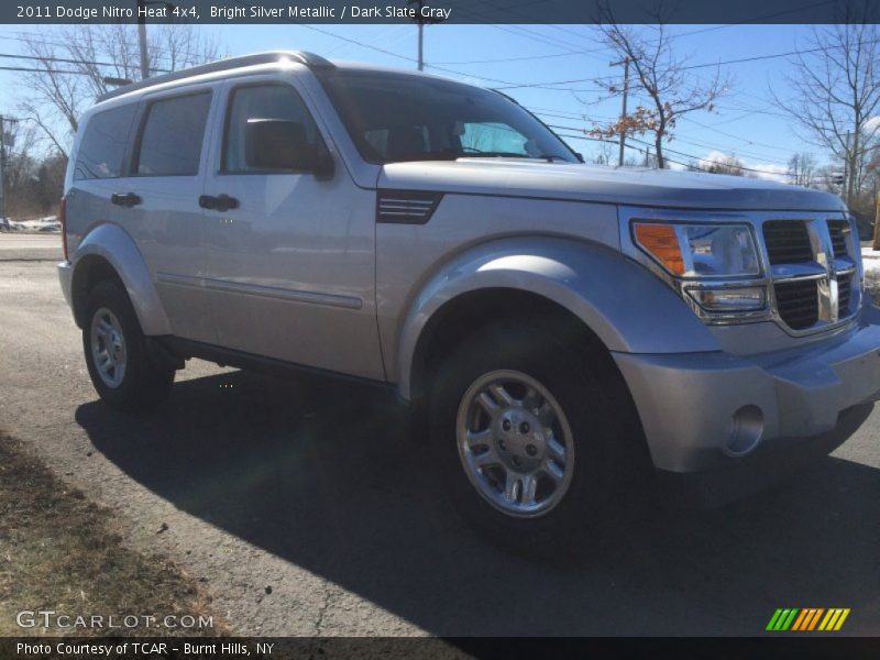 Bright Silver Metallic / Dark Slate Gray 2011 Dodge Nitro Heat 4x4