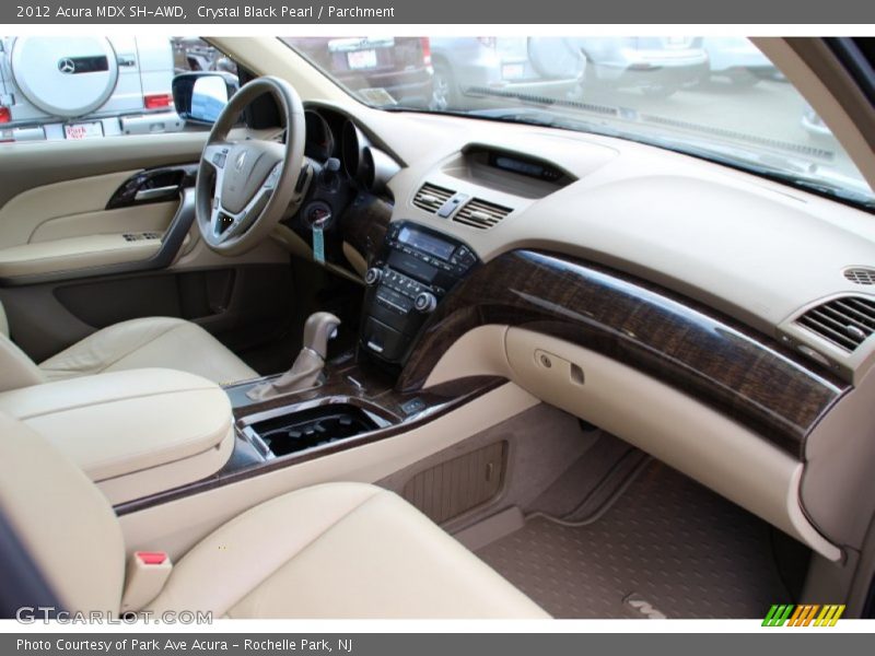 Crystal Black Pearl / Parchment 2012 Acura MDX SH-AWD