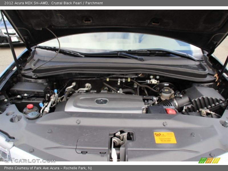 Crystal Black Pearl / Parchment 2012 Acura MDX SH-AWD