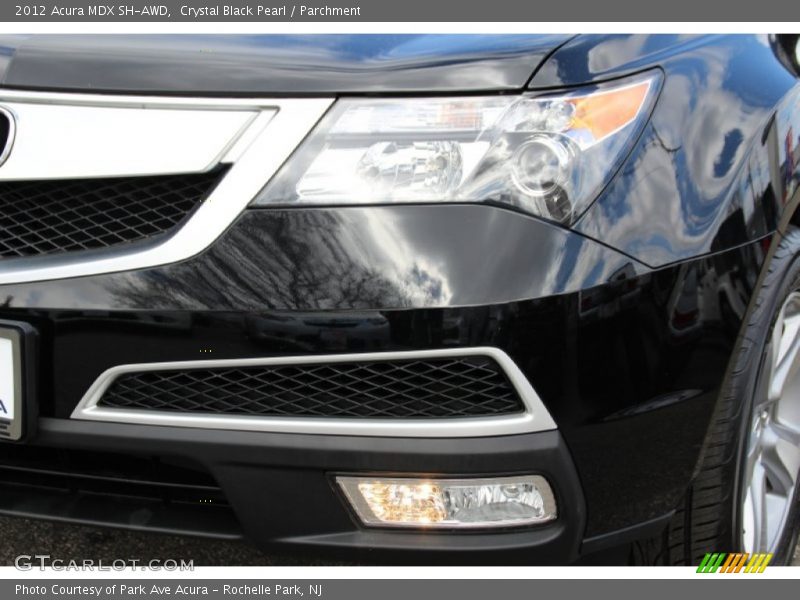 Crystal Black Pearl / Parchment 2012 Acura MDX SH-AWD