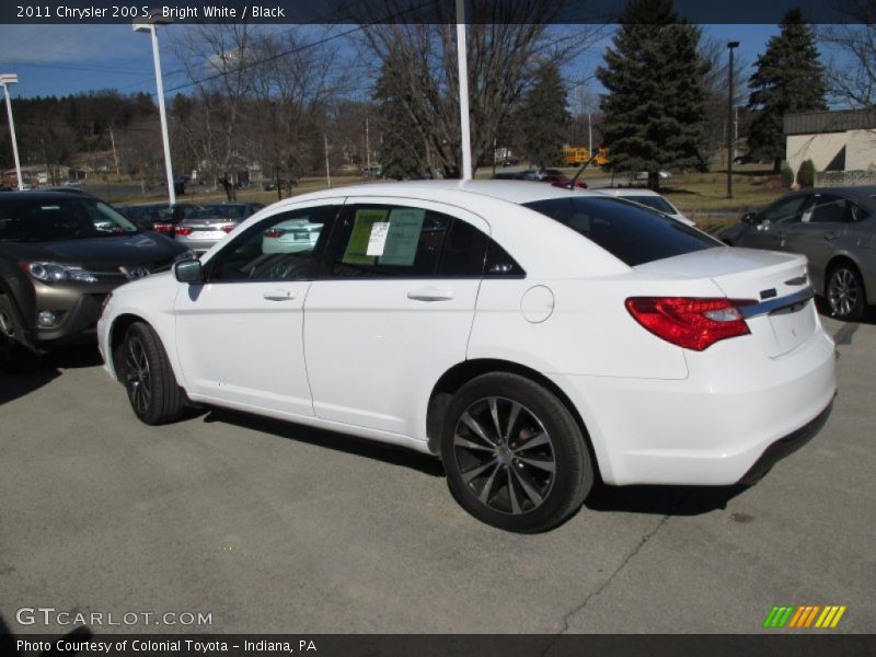 Bright White / Black 2011 Chrysler 200 S