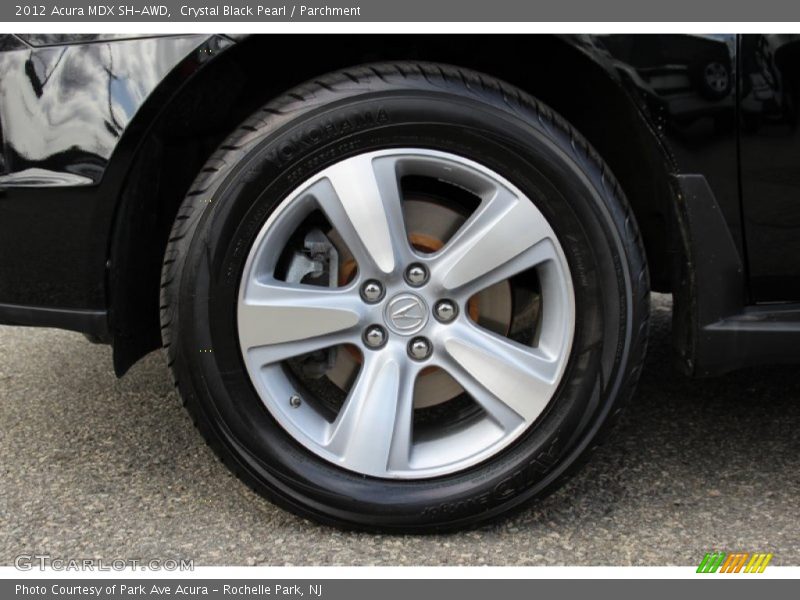 Crystal Black Pearl / Parchment 2012 Acura MDX SH-AWD