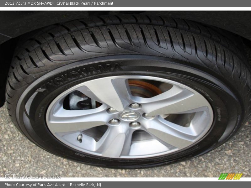 Crystal Black Pearl / Parchment 2012 Acura MDX SH-AWD