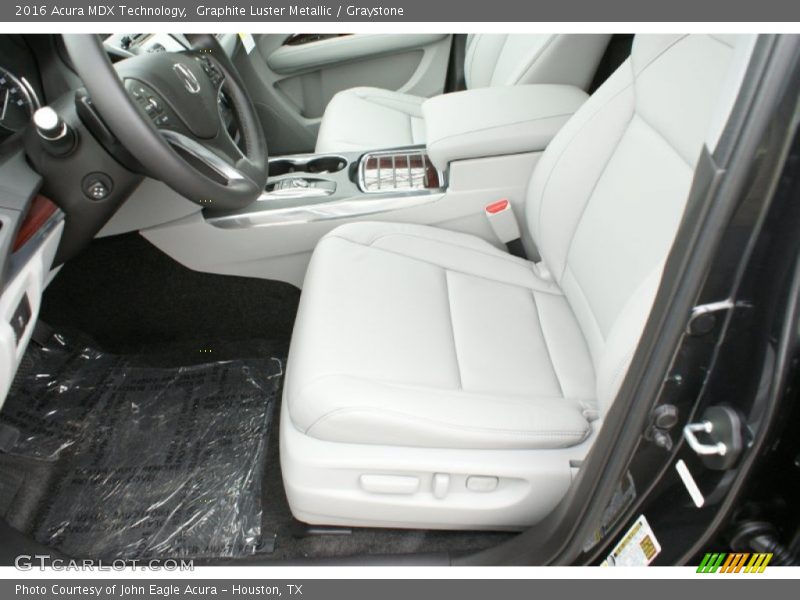 Front Seat of 2016 MDX Technology